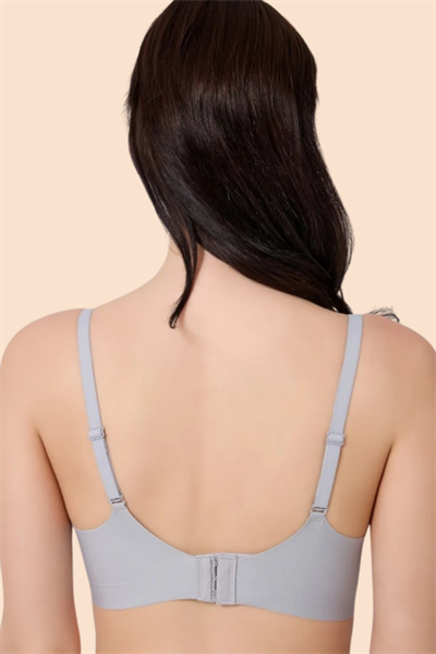 Dikişsiz Lazer Kesim Hayalet Gri Askılı Sütyen