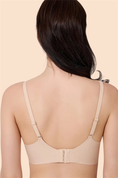 Dikişsiz Lazer Kesim Hayalet Ten Rengi Askılı Sütyen