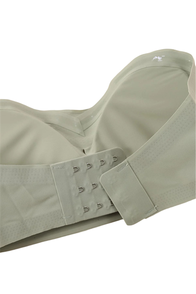 Dikişsiz Lazer Kesim Hayalet Yeşil Straplez Sütyen