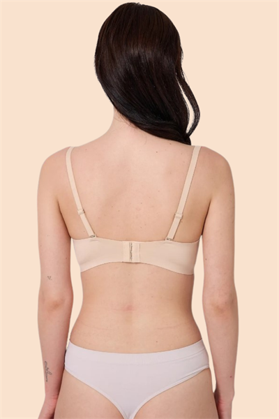 Dikişsiz Lazer Kesim Ten Straplez Sütyen