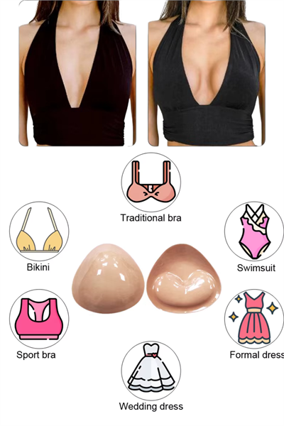 Ten Rengi Ekstra Destekli Çift Taraf Yapışkanlı Push Up Destek Süngeri