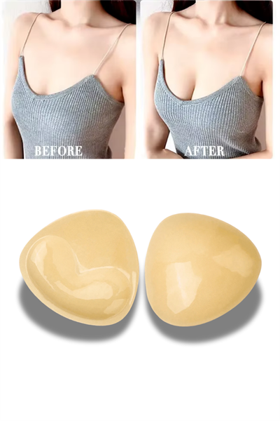 Ten Rengi Ekstra Destekli Çift Taraf Yapışkanlı Push Up Destek Süngeri