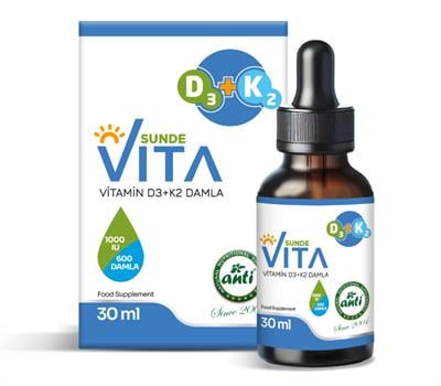 Anti Sunde Vita D3 K2 Damla 30 ml