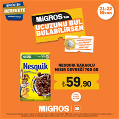 Nesquik Kakaolu Mısır Gevreği