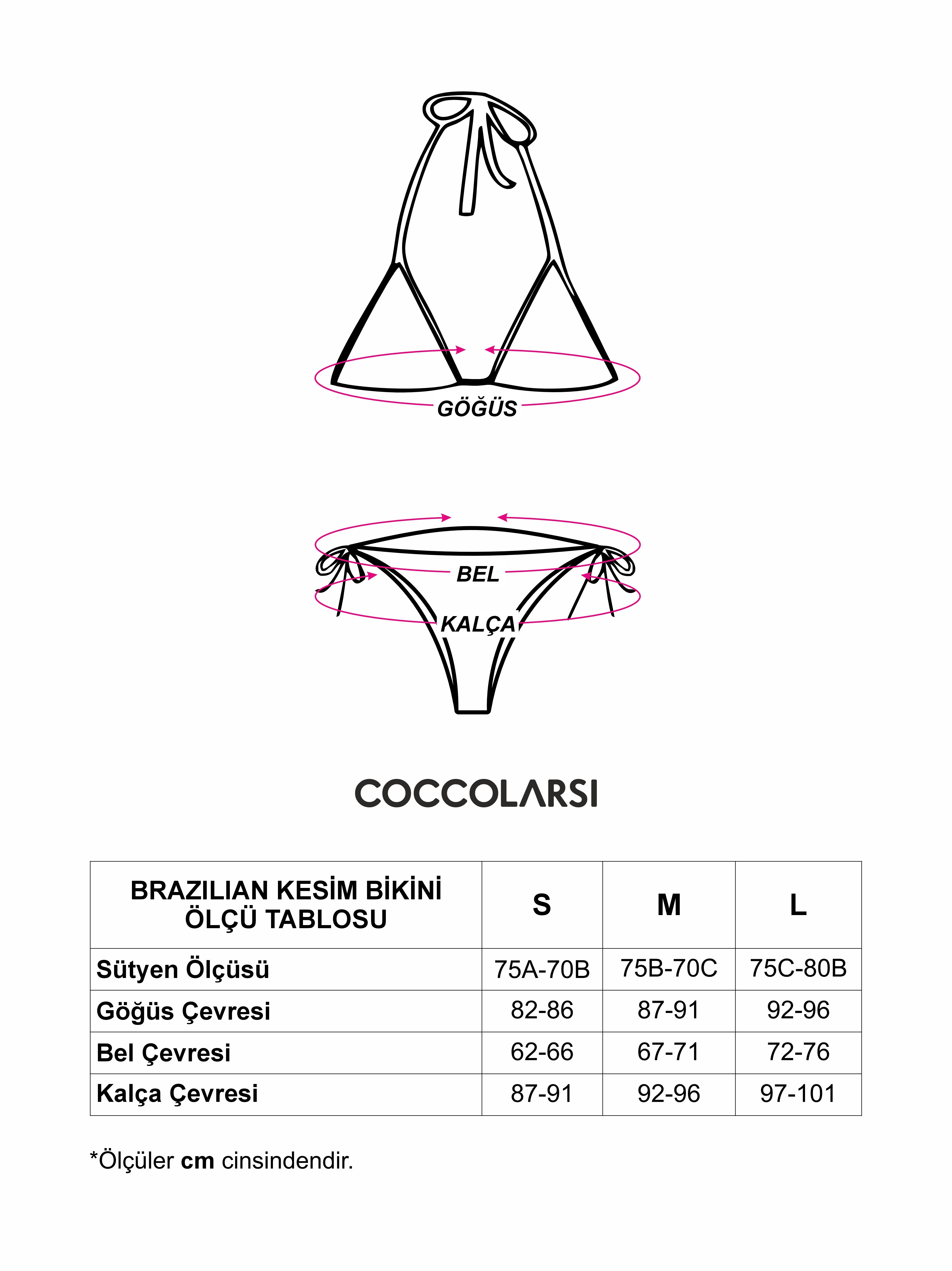 Brazilian Kesim Bikini Takımları