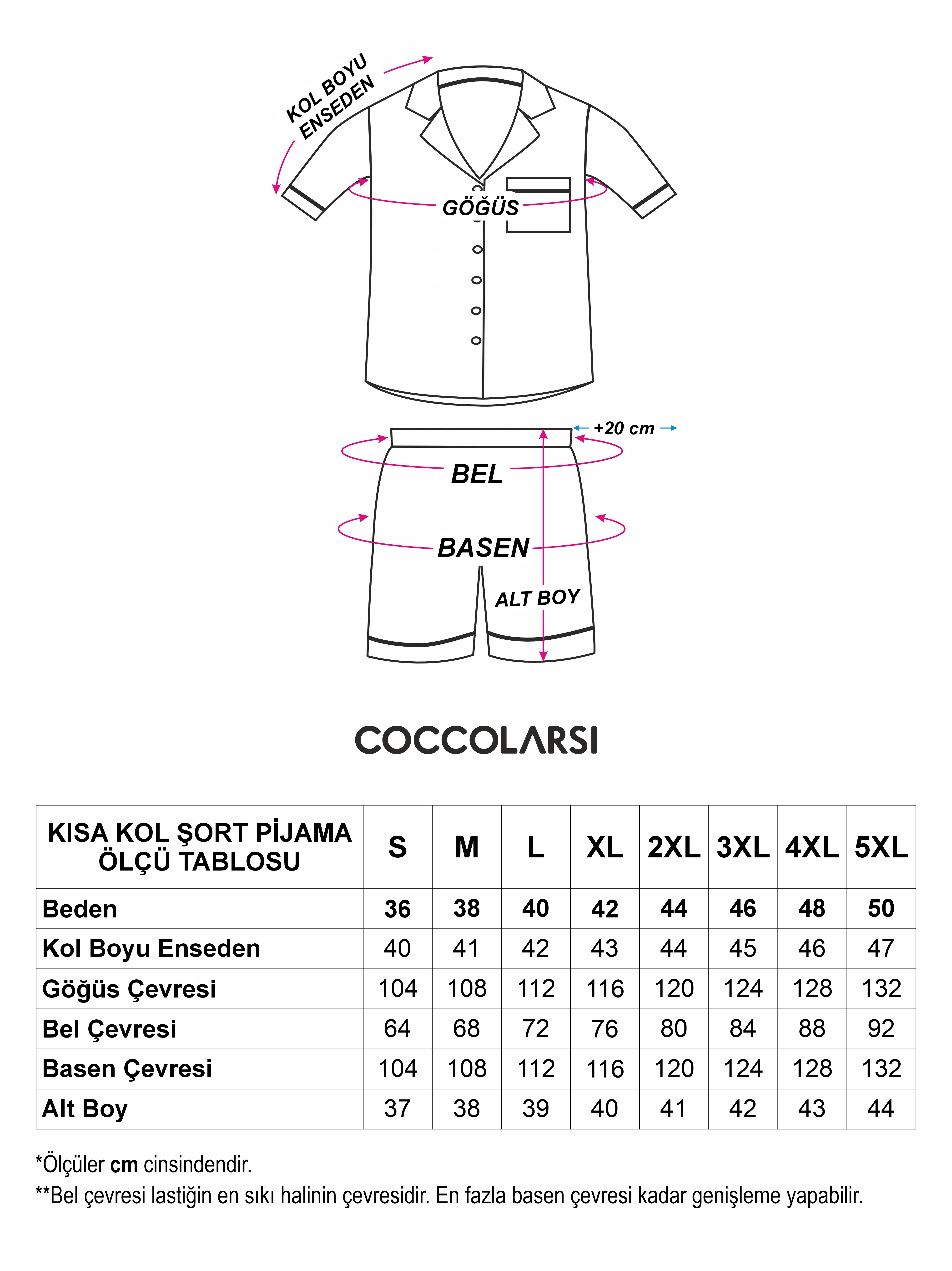 Kısa Kol Şortlu Saten Pijama Takımları