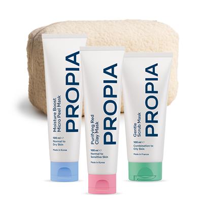 3'lü Kil Maskesi Seti – Arındırma, Dengeleme & Yoğun Nem Bakımı