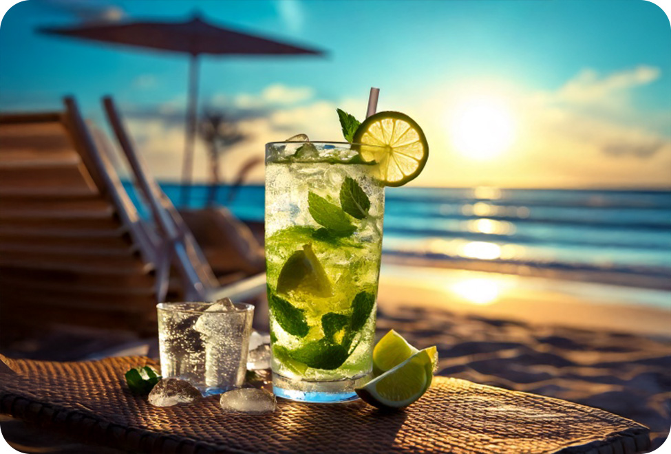 ferahlatan kokteyl mojito bu da varmış 'ta