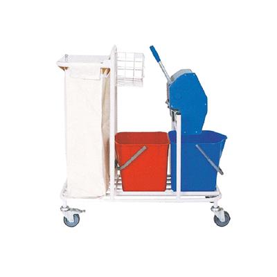 Paspas Arabası İki Kovalı Tek Torbalı