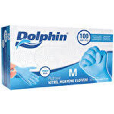 Dolphin Nitril Eldiven Medium Mavi 100lü