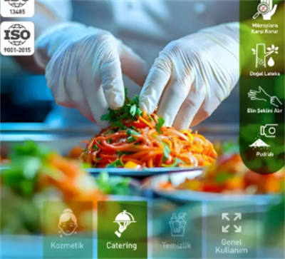 Dolphin Pudralı Lateks Muayene Eldiveni M Beden 100lü Kutu