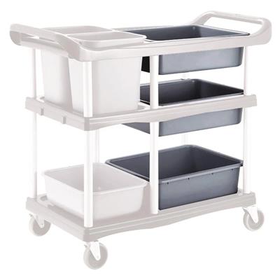 Biradlı Servis Arabası Yedek Kovası (Büyük)