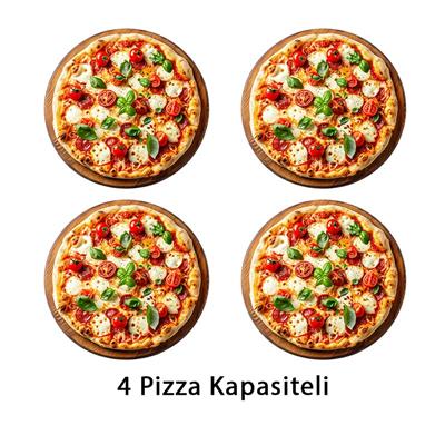 Atalay APF-40-2 Pizza Fırını 40x40 Çift Katlı