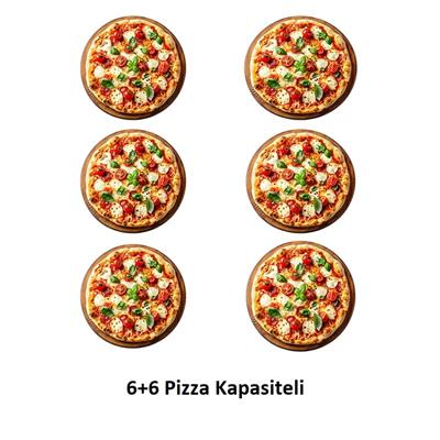 Atalay APF-62-2 Pizza Fırını 62x62 Çift Katlı