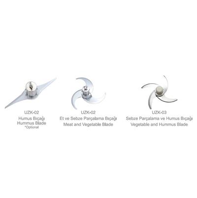 Bosfor Set Üstü Et-Sebze Parçalama (Zırh Kıyma) Ve Humus Makinesi UZK-02