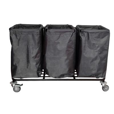 Kirli Çamaşır Arabası Üç Katlı