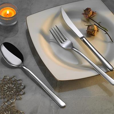 Lugga Defne Serisi Yemek Bıçak 1 Düzine (12 Adet) 223 / 10 mm