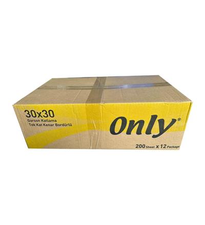 Only 30x30 Kenar Bordürlü Çift Kat Peçete