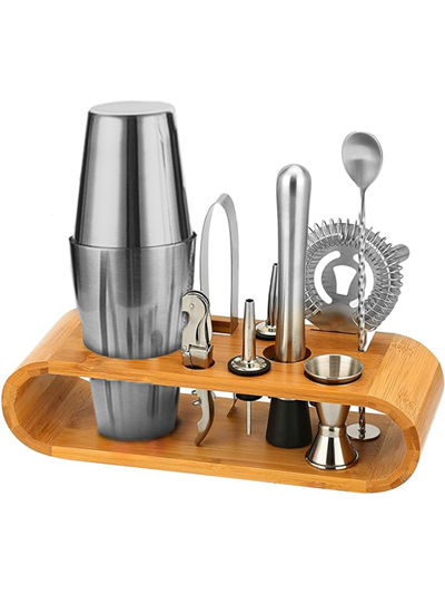 Vosco 10 Parça Avantajlı Kokteyl Set Boston Shaker (750Ml)