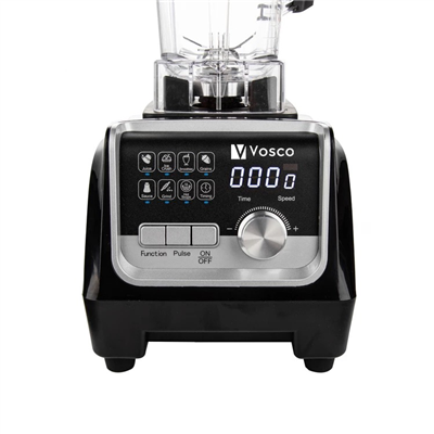 Vosco Bar Blender Pro Dijital 2 Lt Buz Kırıcılı 2200W Siyah