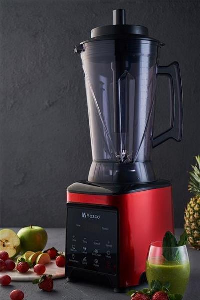 Vosco Dijital Bar Blender Pro Xl 4L (8 Bıçak) Kırmızı