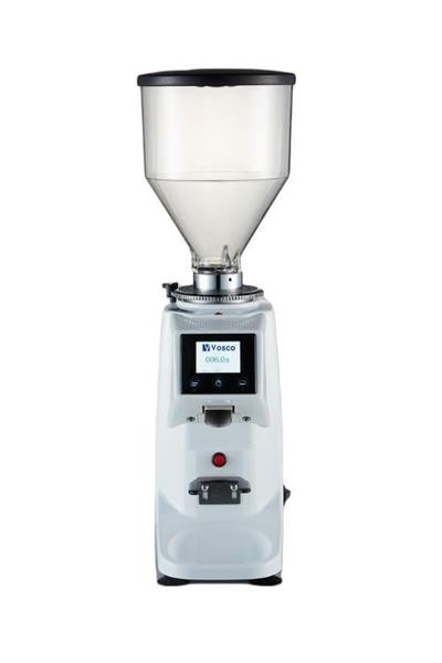 Vosco KD-P25 Dozaj Ayarlı Tam Otomatik Kahve Değirmeni Touch (Beyaz)