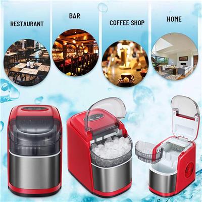 Vosco VHZB-12CK Set Üstü Buz Makinesi 12 Kg Kırmızı