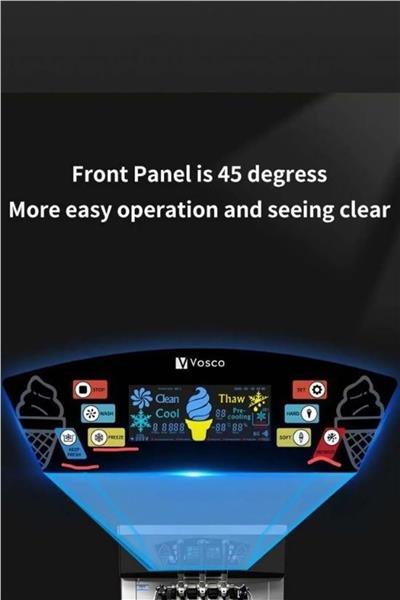 Vosco VSC-28F Dondurma Makinesi 3 Kollu (Soft)