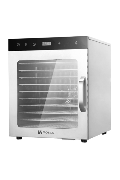 Vosco VSS-10H Meyve Kurutma Makinesi 800W 10 Tepsili