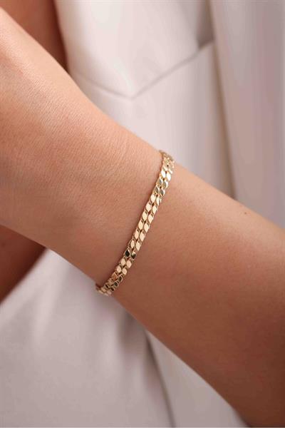 2 Sıra Çift Pullu Bileklik