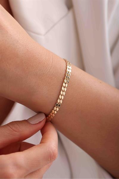 2 Sıra Çift Pullu Bileklik