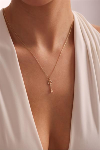 Antik Anahtar Şans Kolye