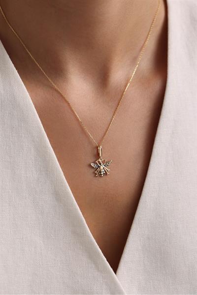 Bee Arı Kilitli Charm Pendant