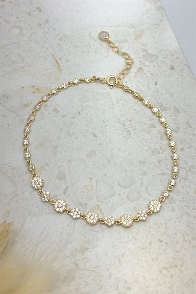 Çok Taşlı Zarif Modern Bileklik