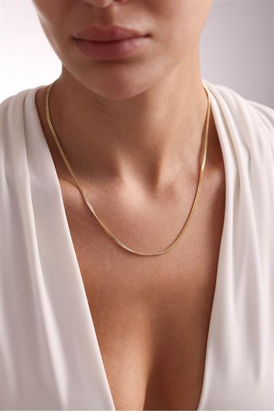 Double Gurmet Zincir Kolye 50 cm