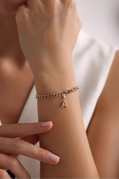 Harf Charm Gurmet Portoro Bileklik