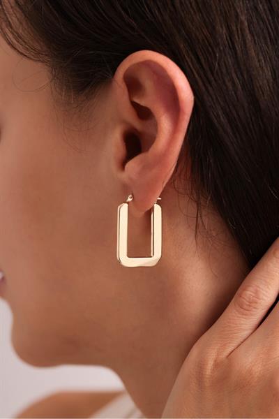 Kalın U Model Küpe