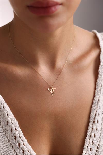 Minimal Kuş Kolye