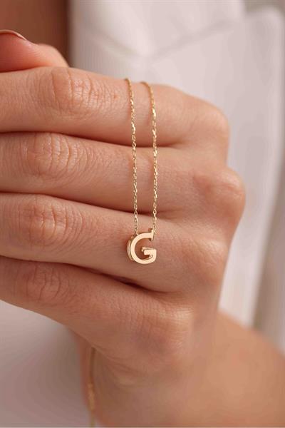 Minimal Modern Harf Kolye