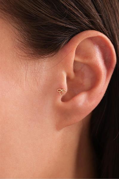 Minio Çiçek Tragus Küpe