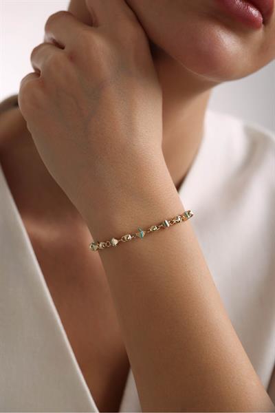 Pyramid Mineli Bileklik