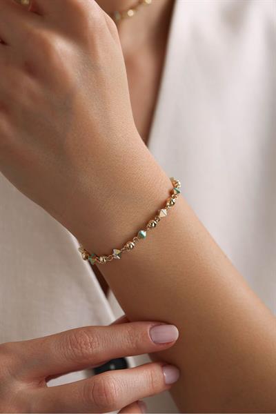 Pyramid Mineli Bileklik