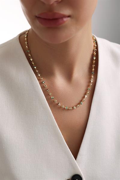 Pyramid Mineli Kolye