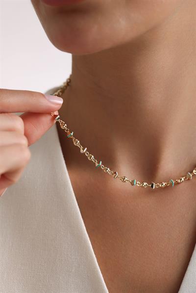 Pyramid Mineli Kolye