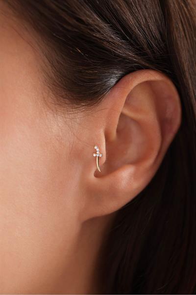 Şans Kılıç Taşlı Tragus Küpe