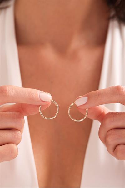 Slim Mini Halka Küpe