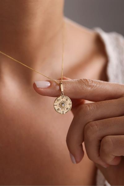 Stone Güneş Heritage Kilitli Charm Pendant