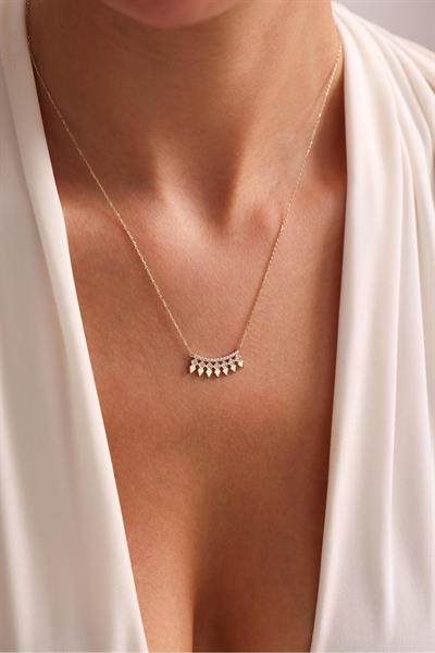 Taşlı Mekik Heritage Kolye