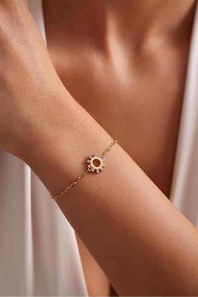 Taşlı Round Sunny Bileklik