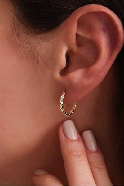 Trend İkonik Serpenti Yılan Halka Küpe